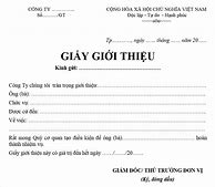 Giấy Giới Thiệu Thực Tập Ftu